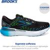 imageBrooks Mens Glycerin GTS 20 Supportive Running ShoeBlackHawaiian OceanGreen