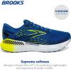 imageBrooks Mens Glycerin GTS 20 Supportive Running ShoeBlueNightlifeWhite