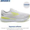 imageBrooks Mens Glycerin GTS 20 Supportive Running ShoeWhiteNightlife