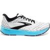 imageBrooks Mens Hyperion Tempo Running ShoeWhiteBlackIced Aqua