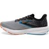 imageBrooks Mens Launch 10 Neutral Running ShoeBlackGreyOrange Clown Fish
