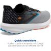 imageBrooks Mens Launch 10 Neutral Running ShoeBlackGreyOrange Clown Fish
