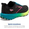 imageBrooks Mens Launch 10 Neutral Running ShoeBlackNightlifeBlue
