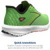 imageBrooks Mens Launch 10 Neutral Running ShoeGreen GeckoRed OrangeWhite