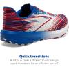 imageBrooks Mens Launch 10 Neutral Running ShoeWhiteTangoSurf
