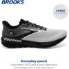 imageBrooks Mens Launch GTS 10 Supportive Running ShoeBlackBlackened PearlWhite