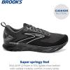 imageBrooks Mens Levitate 6 Neutral Running ShoeBlackened PearlEbonyWhite