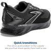 imageBrooks Mens Levitate 6 Neutral Running ShoeBlackened PearlEbonyWhite