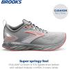 imageBrooks Mens Levitate 6 Neutral Running ShoeGreyOrangePurple