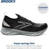 imageBrooks Mens Levitate Stealthfit 6 Neutral Running ShoeBlackGreyOyster