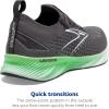 imageBrooks Mens Levitate Stealthfit 6 Neutral Running ShoeBlackened PearlGreenWhite