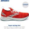 imageBrooks Mens Levitate Stealthfit 6 Neutral Running ShoeRedWhiteBlue