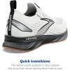 imageBrooks Mens Levitate Stealthfit 6 Neutral Running ShoeWhiteBlack