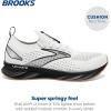 imageBrooks Mens Levitate Stealthfit 6 Neutral Running ShoeWhiteBlack