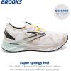 imageBrooks Mens Levitate Stealthfit 6 Neutral Running ShoeWhiteGreen