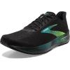 imageBrooks Mens Hyperion Tempo Running ShoeBlackKayakingGreen Gecko