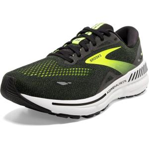 imageBrooks Mens Adrenaline GTS 23 Supportive Running ShoeBlack Black Nightlife Ebony