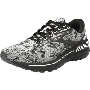 imageBrooks Mens Adrenaline GTS 23 Supportive Running ShoeWhiteGreyBlack