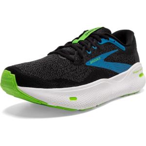 imageBrooks Mens Ghost Max Cushion Neutral Running ampamp Walking ShoeBlackAtomic BlueJasmine
