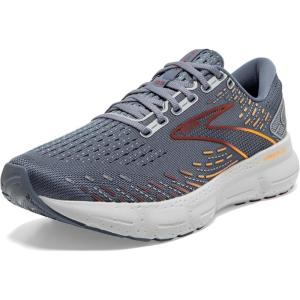 imageBrooks Mens Glycerin 20 Neutral Running ShoeGreyChili OilOrange