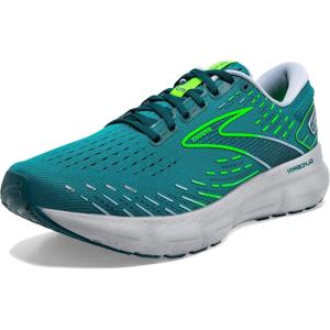 imageBrooks Mens Glycerin 20 Neutral Running ShoeKayakingHeronGreen Gecko