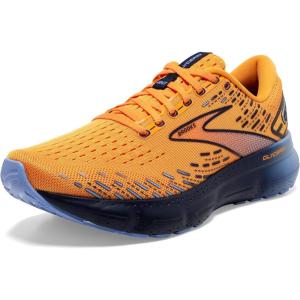 imageBrooks Mens Glycerin 20 Neutral Running ShoeOrangeBlackBlue