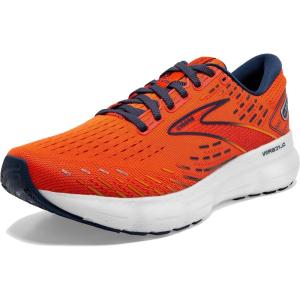 imageBrooks Mens Glycerin 20 Neutral Running ShoeOrangeTitanFlame