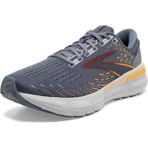 imageBrooks Mens Glycerin GTS 20 Supportive Running ShoeGreyChili OilOrange
