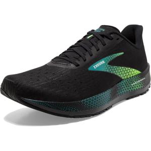 imageBrooks Mens Hyperion Tempo Running ShoeBlackKayakingGreen Gecko