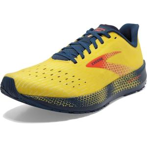 imageBrooks Mens Hyperion Tempo Running ShoeMaizeTitanCherry Tomato