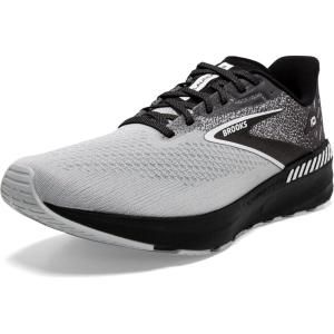 imageBrooks Mens Launch GTS 10 Supportive Running ShoeBlackBlackened PearlWhite