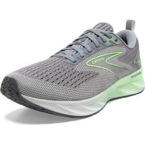 imageBrooks Mens Levitate 6 Neutral Running ShoePrimer GreyNeon Green