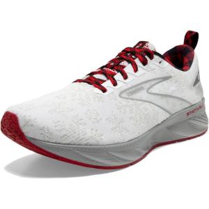 imageBrooks Mens Levitate 6 Neutral Running ShoeWhiteRedSilver