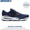 imageBrooks Mens Adrenaline GTS 24 Supportive Running ShoePeacoatBlackSharp Green