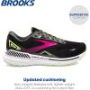 imageBrooks Womens Adrenaline GTS 23 Supportive Running ShoeBlackGunmetalSharp Green