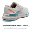 imageBrooks Womens Adrenaline GTS 23 Supportive Running ShoeCoconutPapayaBlue