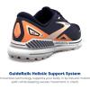 imageBrooks Womens Adrenaline GTS 23 Supportive Running ShoePeacoatTangerinePeach