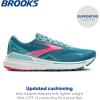 imageBrooks Womens Adrenaline GTS 23 Supportive Running ShoeStorm BluePinkAqua