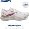imageBrooks Womens Adrenaline GTS 23 Supportive Running ShoeWhiteGrayRose Gold