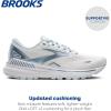 imageBrooks Womens Adrenaline GTS 23 Supportive Running ShoeWhiteIllusion Blue