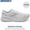 imageBrooks Womens Adrenaline GTS 23 Supportive Running ShoeWhiteOysterSilver