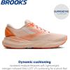 imageBrooks Womens Adrenaline GTS 24 Supportive Running ShoePinkNectarineOrange