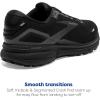 imageBrooks Womens Ghost 15 Neutral Running ShoeBlackBlackEbony