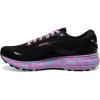 imageBrooks Womens Ghost 15 Neutral Running ShoeBlackChambray BlueCyclamen