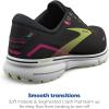 imageBrooks Womens Ghost 15 Neutral Running ShoeBlackEbonySharp Green