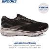imageBrooks Womens Ghost 15 Neutral Running ShoeBlackRosegold