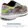 imageBrooks Womens Ghost 15 Neutral Running ShoeBlackWhiteMulti