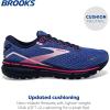 imageBrooks Womens Ghost 15 Neutral Running ShoeBluePeacoatPink