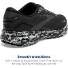 imageBrooks Womens Ghost 15 Neutral Running ShoeEbonyBlackOyster
