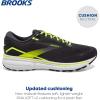 imageBrooks Womens Ghost 15 Neutral Running ShoeEbonyWhiteNightlife  Limited